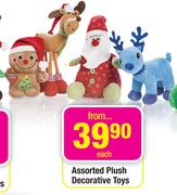 Assorted Plush Decorative Toys-Each