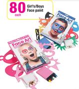 Girl's/Boys Face Paint-Each