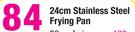24Cm Stainless Steel Frying Pan