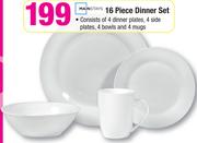 Mainstays 16 Piece Dinner Set