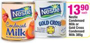 Nestle Condensed Milk Or Gold Cross Condensed Milk-385G Each