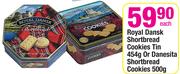 Royal Dansk Shortbread Cookies Tin 454G Or Danesita Shortbread Cookies-500G Each