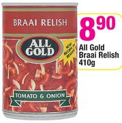 All Gold Braai Relish-410G