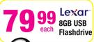 Lexar 8GB USB Flashdrive-Each