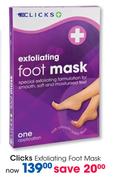 Clicks Exfoliating Foot Mask