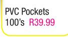 Simple Choice PVC Pockets-100's