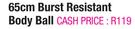 65cm Burst Resistant Body Ball