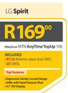 LG Spirit-On MTN AnyTime TopUp 100