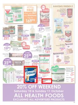 Dis-Chem : Healthy Living (18 Sep - 11 Oct 2015), page 19