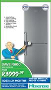 Hisense 299ltr Metallic Fridge H299BME