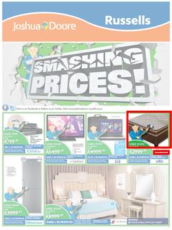 Joshua Doore & Russells : Smashing Prices (4 May - 10 May 2015), page 1