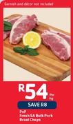 PnP Fresh SA Bulk Pork Braai Chops-Per Kg