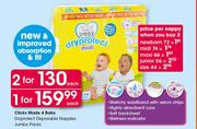 Clicks Made 4 Baby Dryprotect Disposable Nappies Jumbo Packs-Each