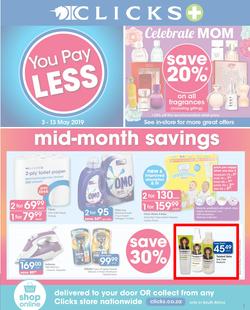 Clicks : You Pay Less (3 May - 13 May 2019), page 1