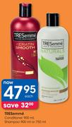 Tresemme Conditioner 900ml Shampoo 900ml Or 750ml-Each