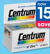 Centrum Complete From A To Zinc 60 Tablets-Per Pack