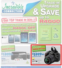 Incredible Connection : Trade-In Upgrade & Save (27 Feb - 2 Mar 2014), page 1