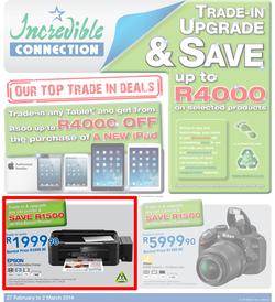 Incredible Connection : Trade-In Upgrade & Save (27 Feb - 2 Mar 2014), page 1