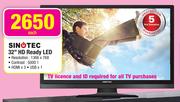 Sinotec 32" HD Ready LED TV