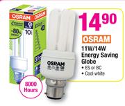 Osram 11W/14W Energy Saving Globe