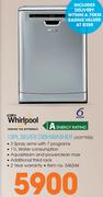 Whirlpool 13PL Silver Dishwasher ADP7955