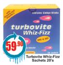Turbovite Whiz-Fizz Sachets-20's