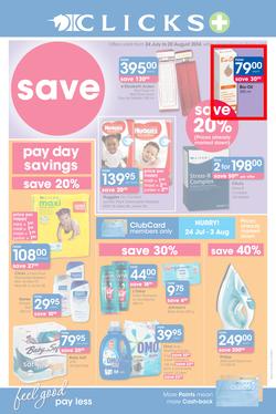 Clicks : Feel Good Pay Less (24 Jul - 20 Aug 2014), page 1