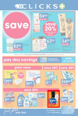 Clicks : Feel Good Pay Less (23 Oct - 18 Nov 2014), page 1