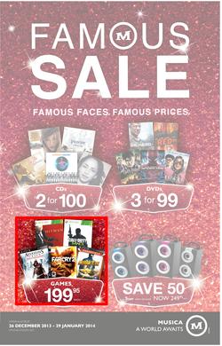 Musica : Famous Sale (26 Dec - 29 Jan 2014), page 1