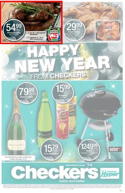Checkers Western Cape : New Years Specials ( 27 Dec - 05 Jan 2014 ) , page 1