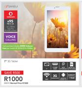 Sansui 7" 3G Tablet-On A 500MB Data Plan