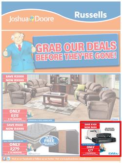 Joshua Doore & Russells : Grab Our Deals Before They're Gone (3 Aug - 10 Aug 2015), page 1