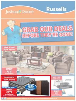 Joshua Doore & Russells : Grab Our Deals Before They're Gone (3 Aug - 10 Aug 2015), page 1