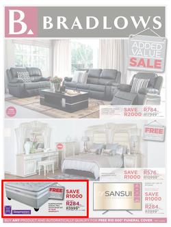 Bradlows : Added Value Sale (10 Oct - 20 Oct 2016), page 1