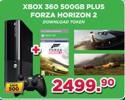XBox 360 500GB Plus Forza Horizon 2