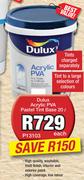 Dulux Acrylic PVA Pastel Tint Base P13103-20L Each