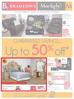 Bradlows & Morkels : Guaranteed Savings (7 Mar - 31 Mar 2016), page 1