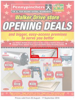 Pennypinchers : Walker Drive Store Opening Deals (25 Aug - 17 Sep 2016), page 1