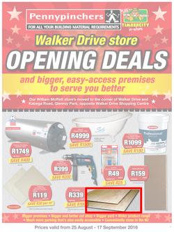 Pennypinchers : Walker Drive Store Opening Deals (25 Aug - 17 Sep 2016), page 1