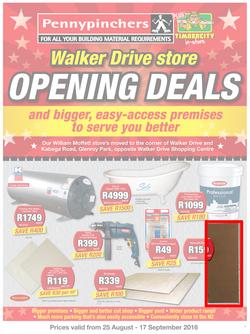 Pennypinchers : Walker Drive Store Opening Deals (25 Aug - 17 Sep 2016), page 1