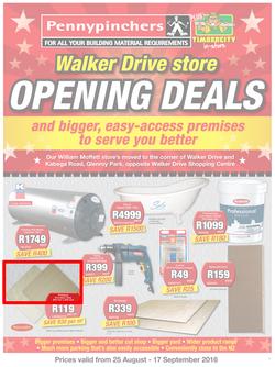 Pennypinchers : Walker Drive Store Opening Deals (25 Aug - 17 Sep 2016), page 1