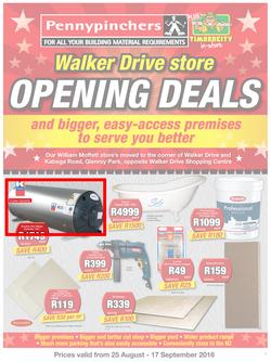 Pennypinchers : Walker Drive Store Opening Deals (25 Aug - 17 Sep 2016), page 1