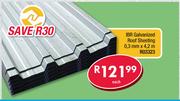 IBR galvanized Roof Sheeting 0.3mmx4.2m R03323-Each