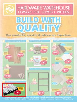 Hardware Warehouse Gauteng : Build With Quality (22 Feb - 4 Mar 2016), page 1