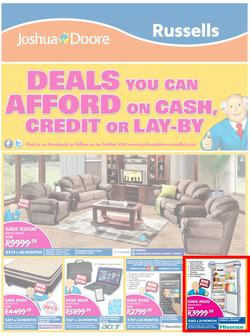 Joshua Doore & Russells : Deals You Can Afford (20 May - 7 Jun 2015), page 1