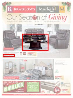 Bradlows & Morkels : Our Season Of Giving (7 Dec - 24 Dec 2015), page 1