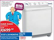 Defy 8Kg Twin Tub White