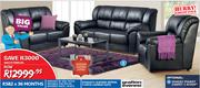 Grafton Everest Dynasty Leather Uppers 3 Piece Lounge Suit