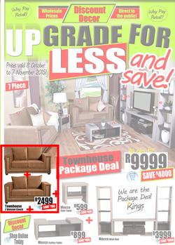 Discount Decor : Upgrade For Less (8 Oct - 7 Nov 2015), page 1