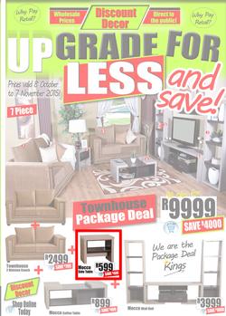 Discount Decor : Upgrade For Less (8 Oct - 7 Nov 2015), page 1